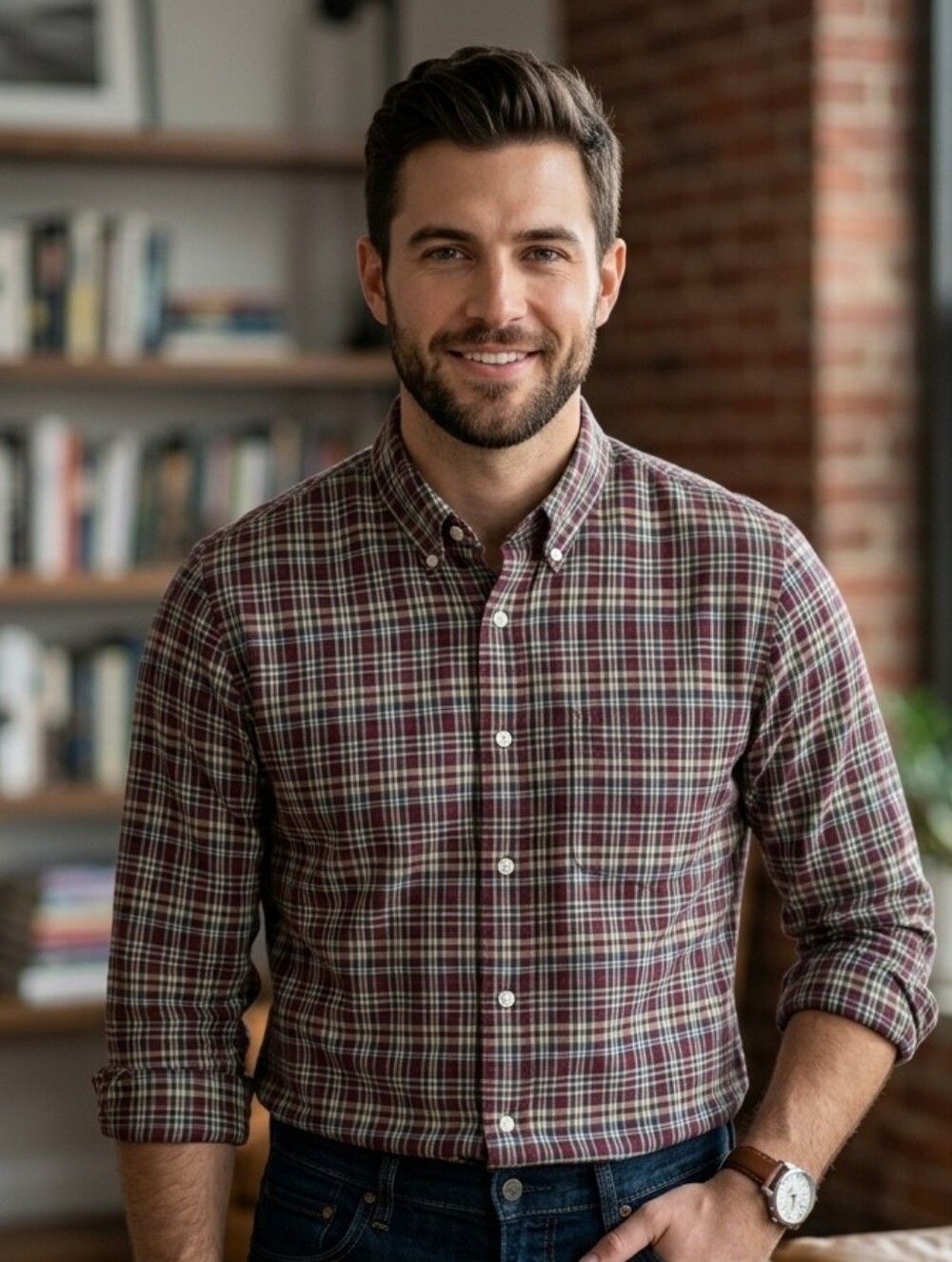 Jack Spade Multi-Coloured Plaid Button-Down Shirt